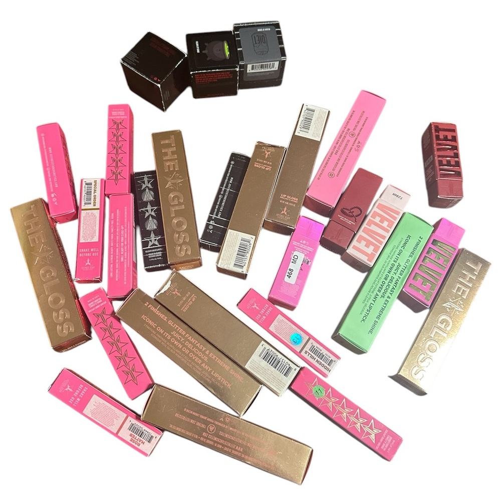 Lot of Jefree Star Lippies and Lip Scrubs All New in Box